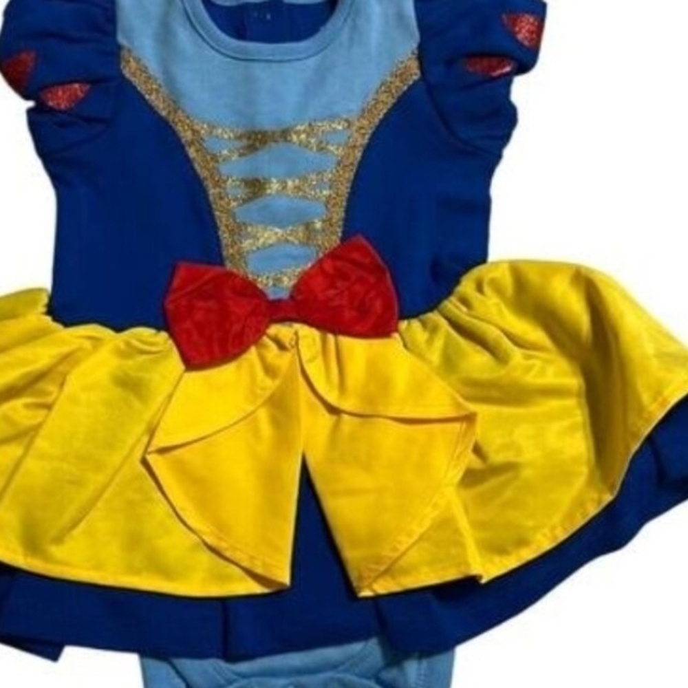Disney Blue and Yellow Costume with Red Accents